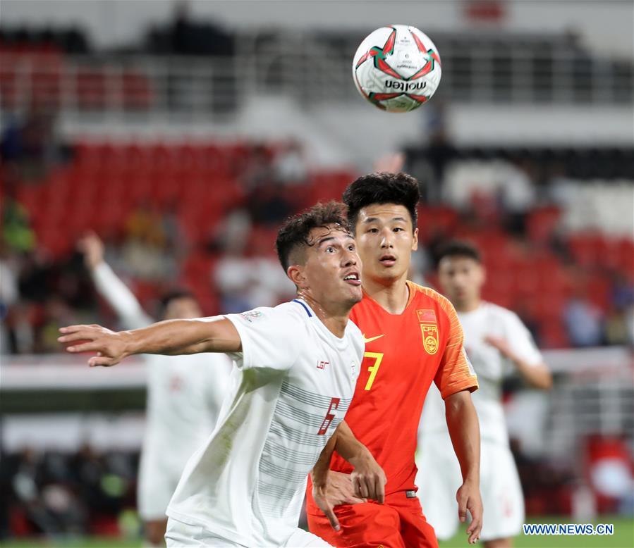 (SP)UAE-ABU DHABI-SOCCER-AFC ASIAN CUP 2019-GROUP C-CHN VS PHI
