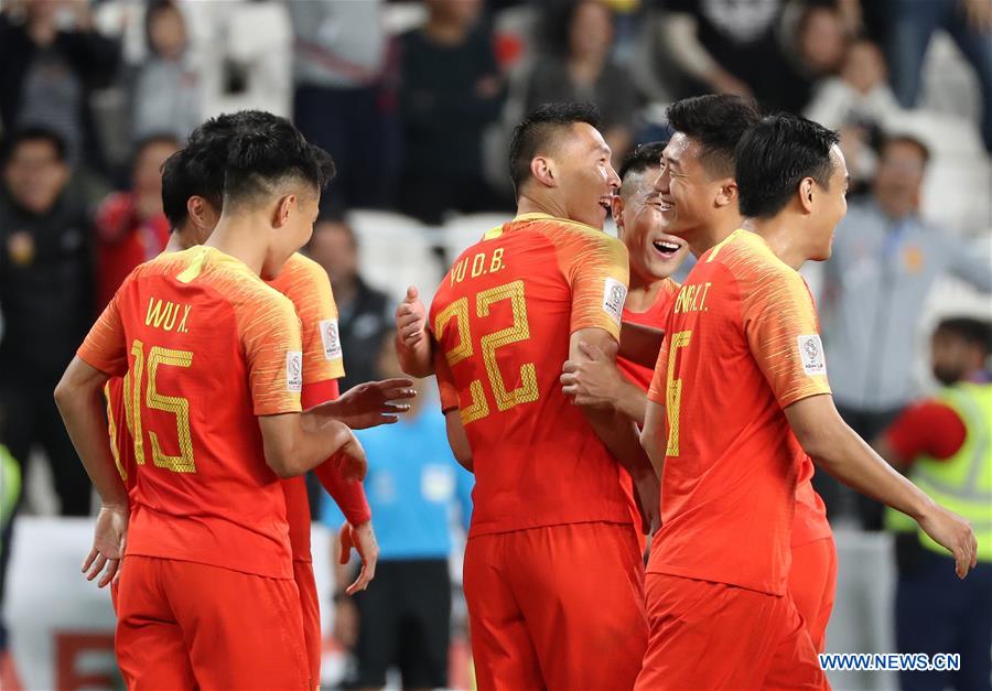 (SP)UAE-ABU DHABI-SOCCER-AFC ASIAN CUP 2019-GROUP C-CHN VS PHI