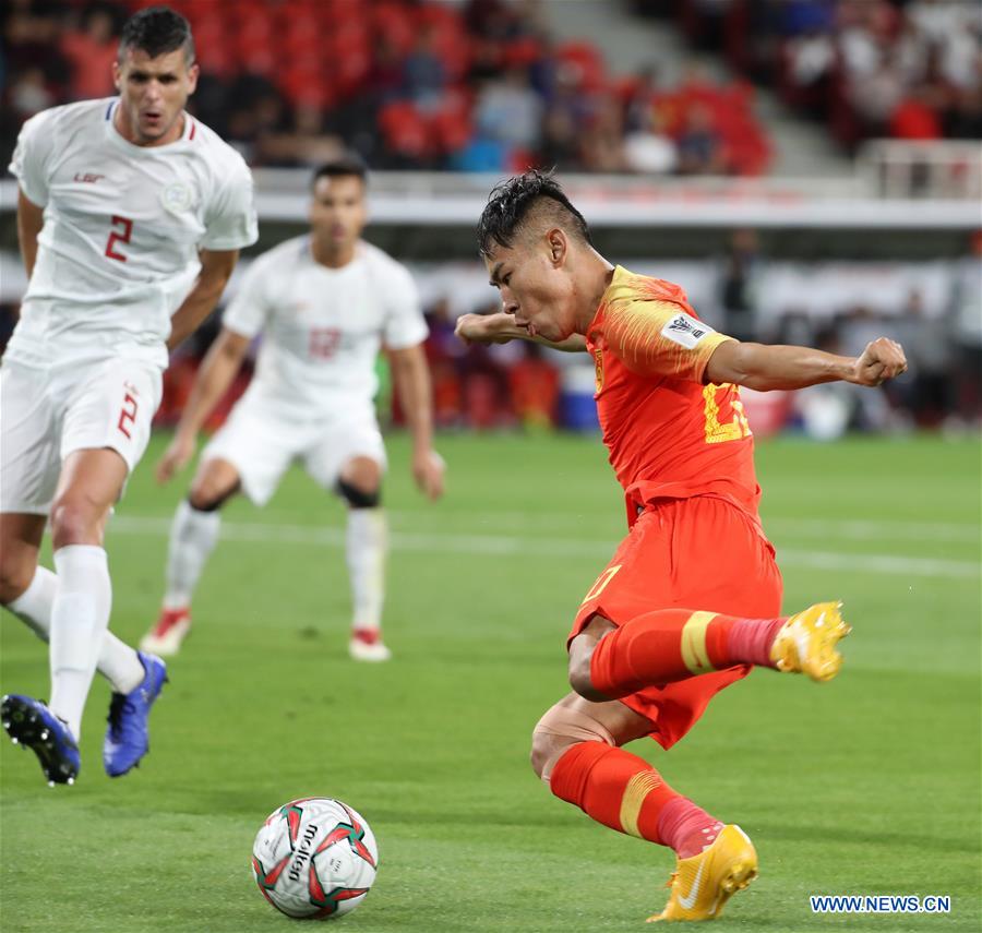 (SP)UAE-ABU DHABI-SOCCER-AFC ASIAN CUP 2019-GROUP C-CHN VS PHI