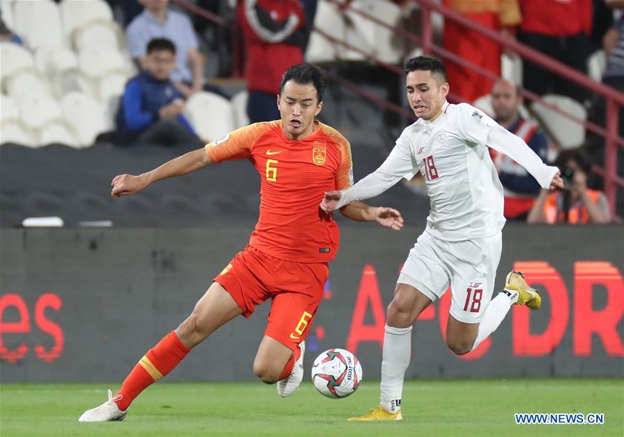 (SP)UAE-ABU DHABI-SOCCER-AFC ASIAN CUP 2019-GROUP C-CHN VS PHI