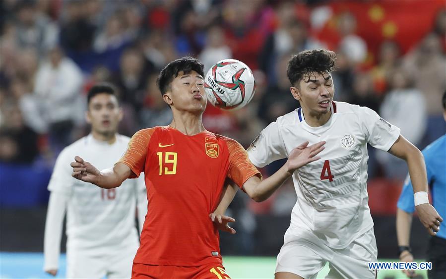 (SP)UAE-ABU DHABI-SOCCER-AFC ASIAN CUP 2019-GROUP C-CHN VS PHI