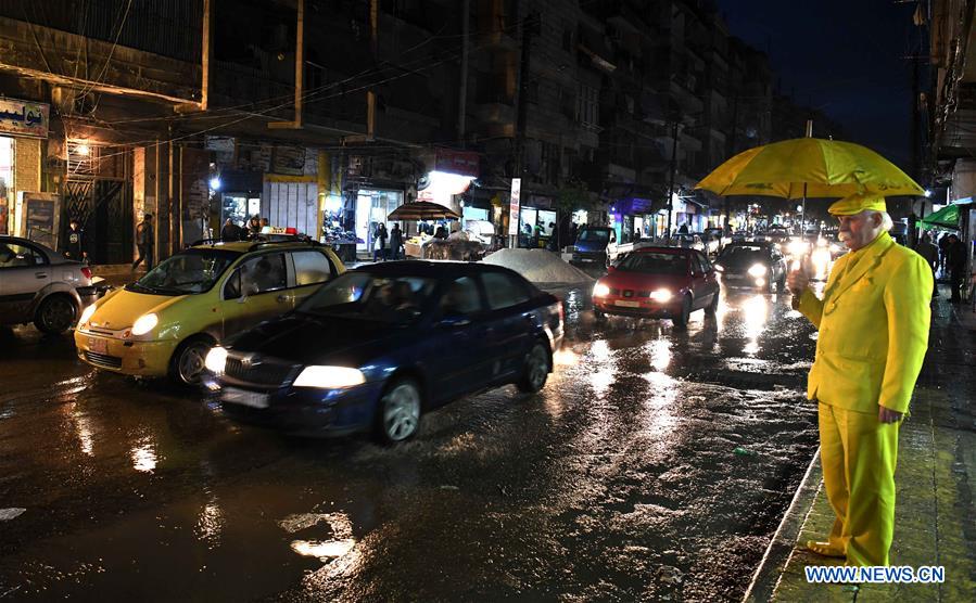 SYRIA-ALEPPO-YELLOW MAN
