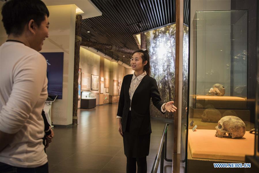 CHINA-BEIJING-INNER MONGOLIA-HUMAN SKULL-FOSSIL