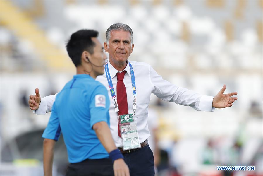 (SP)UAE-ABU DHABI-SOCCER-AFC ASIAN CUP 2019-GROUP D-VIETNAM VS IRAN