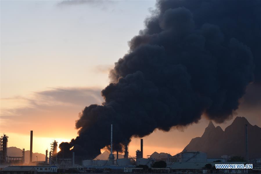 YEMEN-ADEN-OIL REFINERY-FRESH EXPLOSION