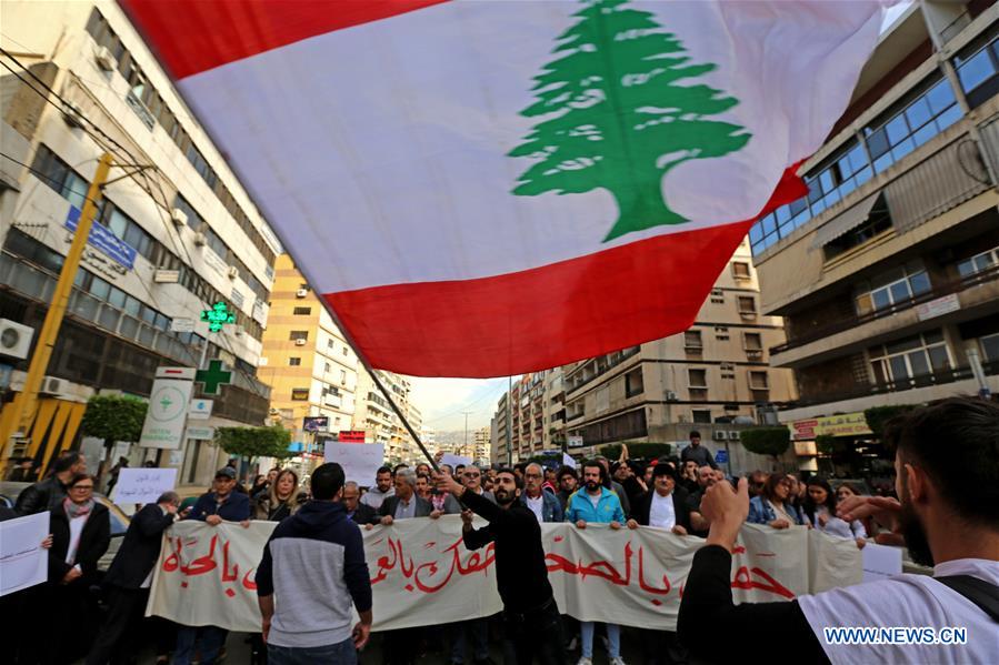 LEBANON-BEIRUT-DEMONSTRATION