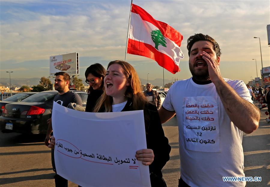 LEBANON-BEIRUT-DEMONSTRATION