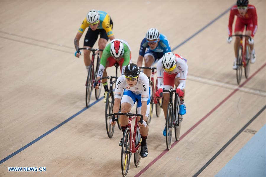 (SP)INDONESIA-JAKARTA-CYCLING-ASIAN TRACK CHAMPIONSHIP 2019-MADISON MEN ELITE-FINAL