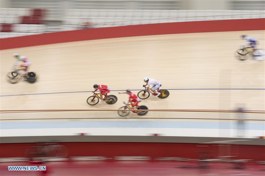 (SP)INDONESIA-JAKARTA-CYCLING-ASIAN TRACK CHAMPIONSHIP 2019-MADISON MEN ELITE-FINAL