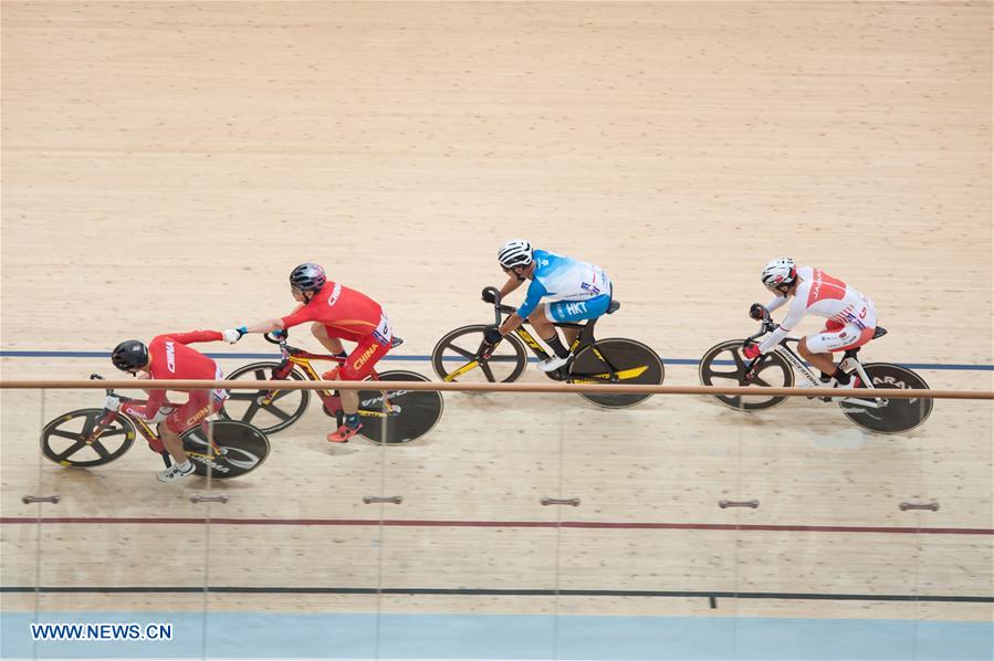 (SP)INDONESIA-JAKARTA-CYCLING-ASIAN TRACK CHAMPIONSHIP 2019-MADISON MEN ELITE-FINAL