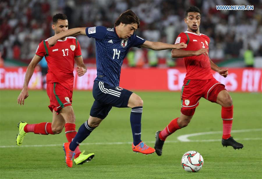 (SP)UAE-ABU DHABI-SOCCER-AFC ASIAN CUP 2019-GROUP F-OMAN VS JAPAN