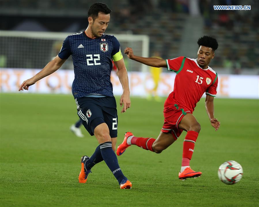 (SP)UAE-ABU DHABI-SOCCER-AFC ASIAN CUP 2019-GROUP F-OMAN VS JAPAN
