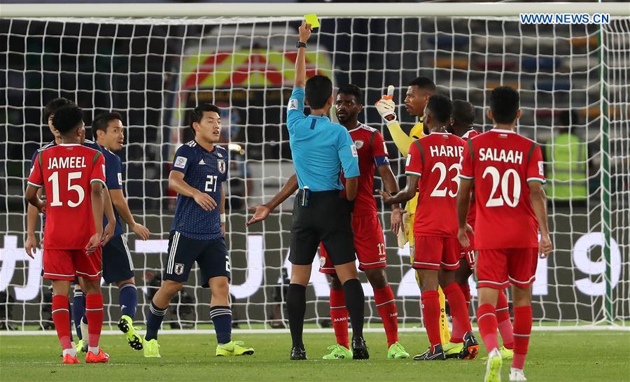 (SP)UAE-ABU DHABI-SOCCER-AFC ASIAN CUP 2019-GROUP F-OMAN VS JAPAN