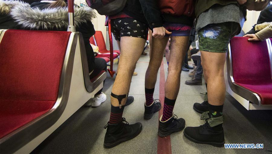 CANADA-TORONTO-NO PANTS SUBWAY RIDE