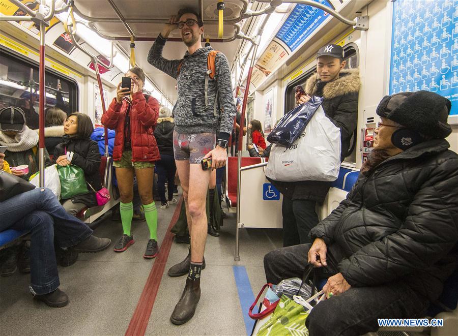 CANADA-TORONTO-NO PANTS SUBWAY RIDE