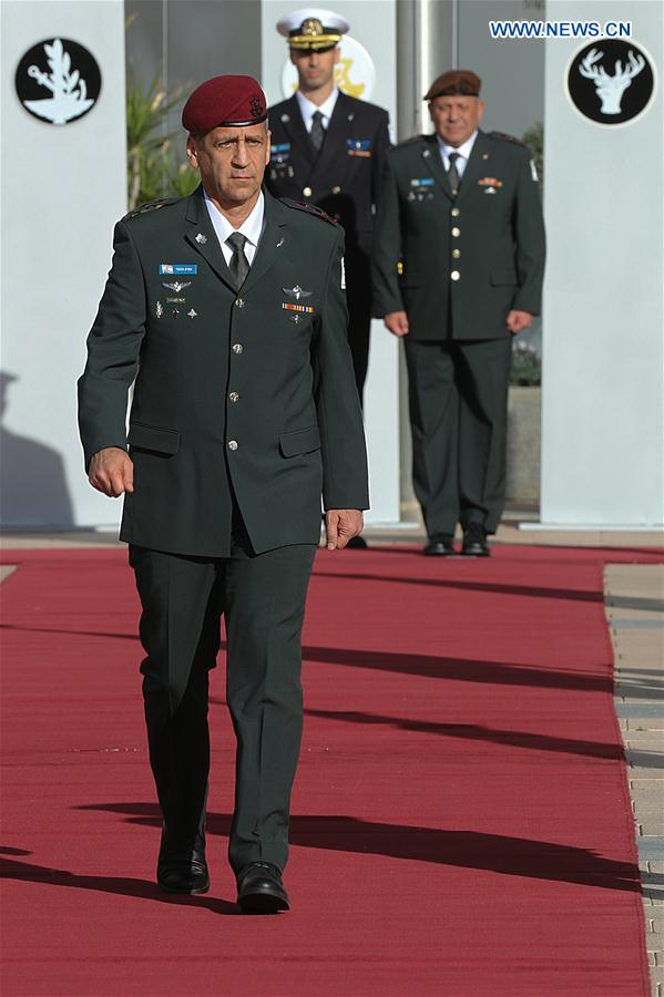 ISRAEL-TEL AVIV-IDF-CHIEF OF STAFF-HANDOVER CEREMONY