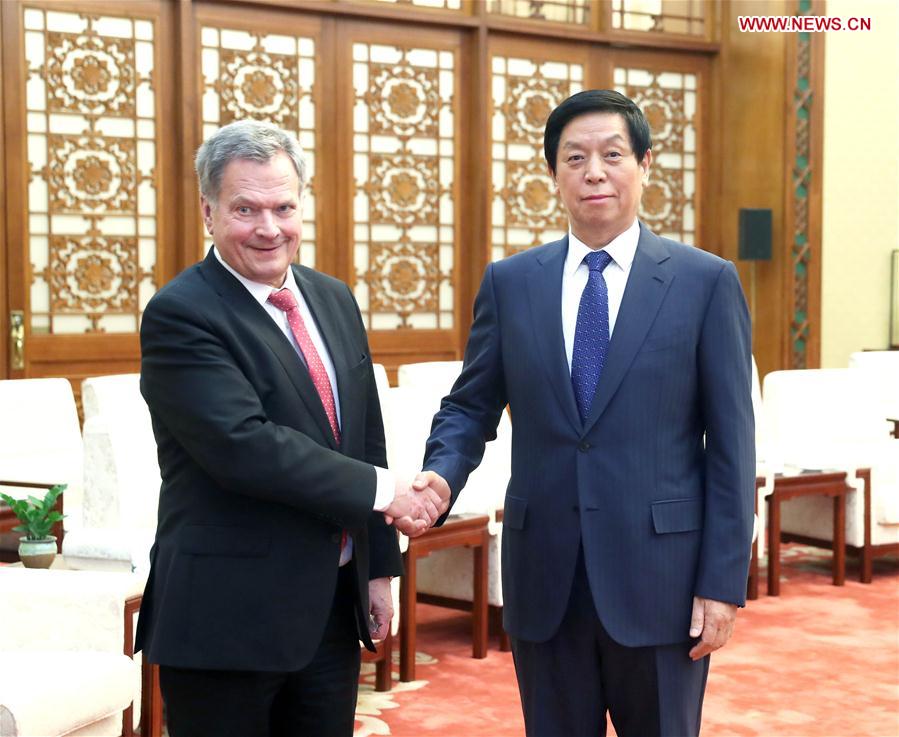 CHINA-BEIJING-LI ZHANSHU-NIINISTO-MEETING (CN)