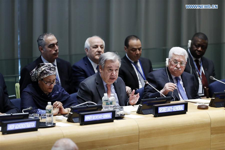 UN-GROUP OF 77 AND CHINA-CHAIRMANSHIP-HANDOVER CEREMONY-PALESTINE