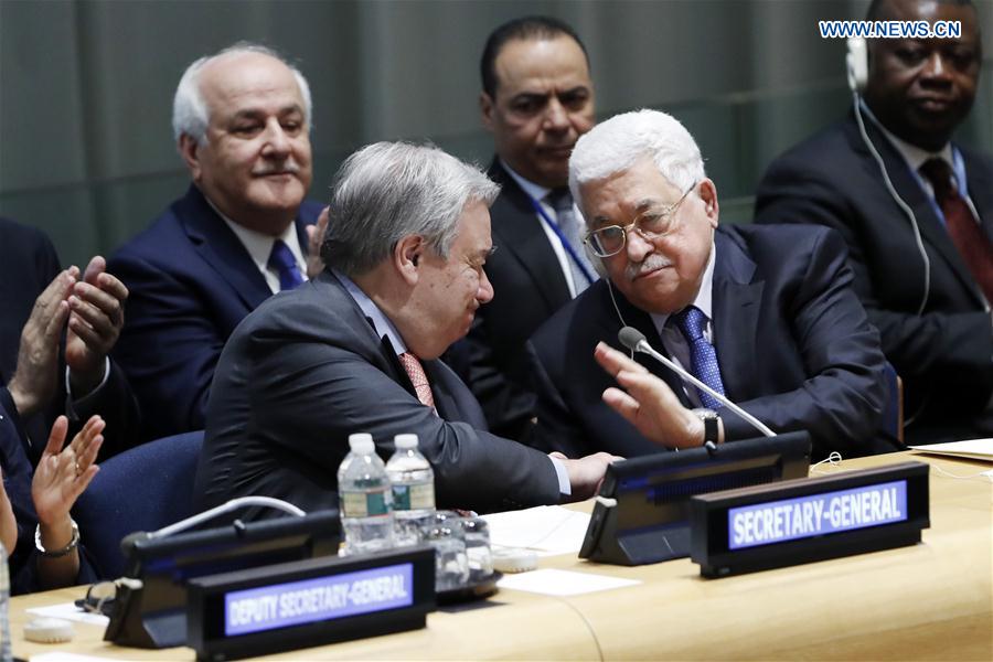 UN-GROUP OF 77 AND CHINA-CHAIRMANSHIP-HANDOVER CEREMONY-PALESTINE