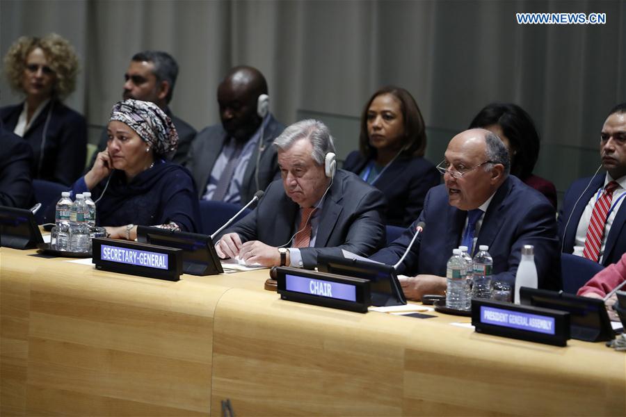 UN-GROUP OF 77 AND CHINA-CHAIRMANSHIP-HANDOVER CEREMONY-PALESTINE