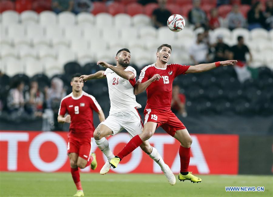 (SP)UAE-AL AIN-SOCCER-AFC ASIAN CUP 2019-GROUP B-PLE VS JOR