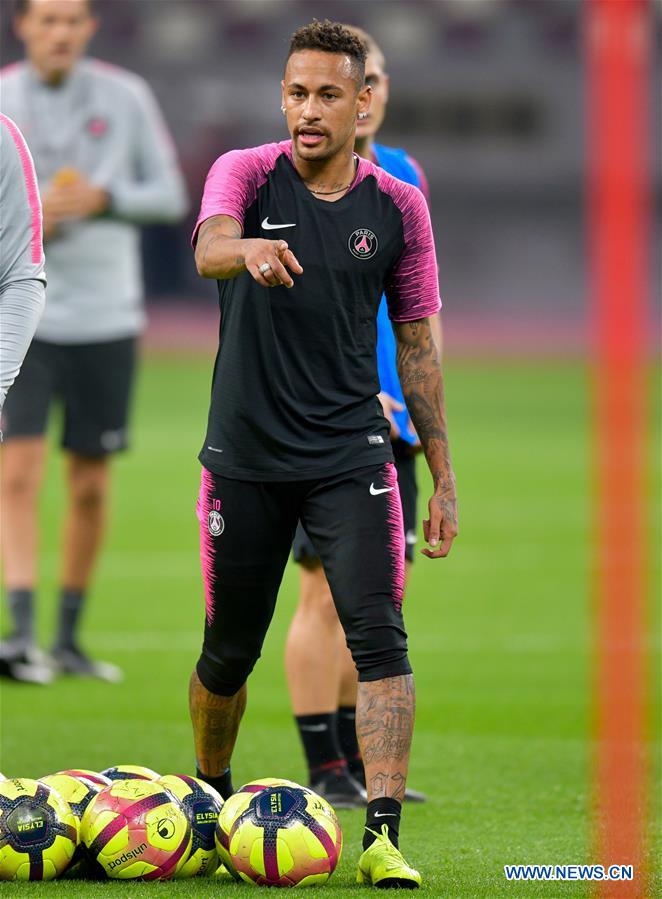 (SP)QATAR-DOHA-TRAINING-PARIS SAINT GERMAIN
