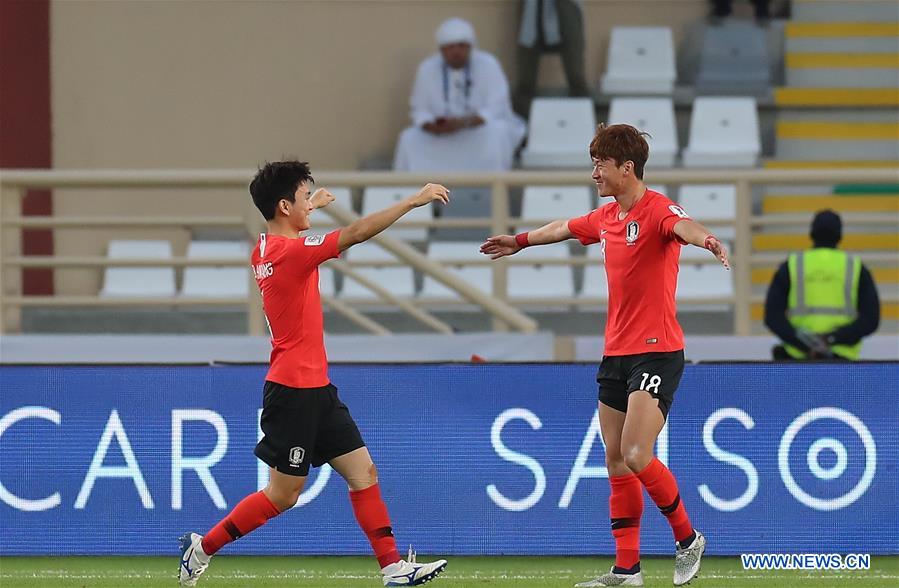(SP)UAE-ABU DHABI-FOOTBALL-ASIAN CUP-CHN VS KOR
