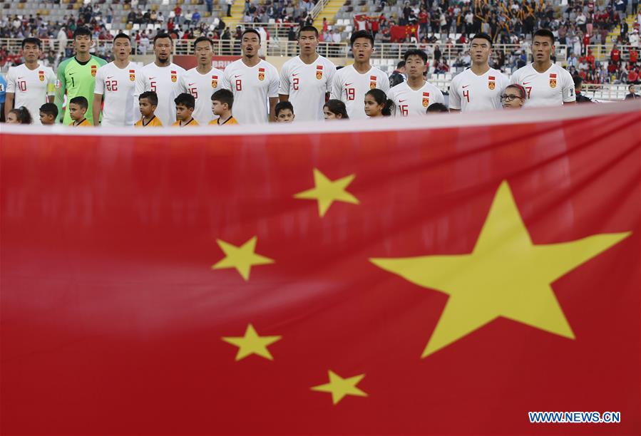 (SP)UAE-ABU DHABI-FOOTBALL-ASIAN CUP-CHN VS KOR