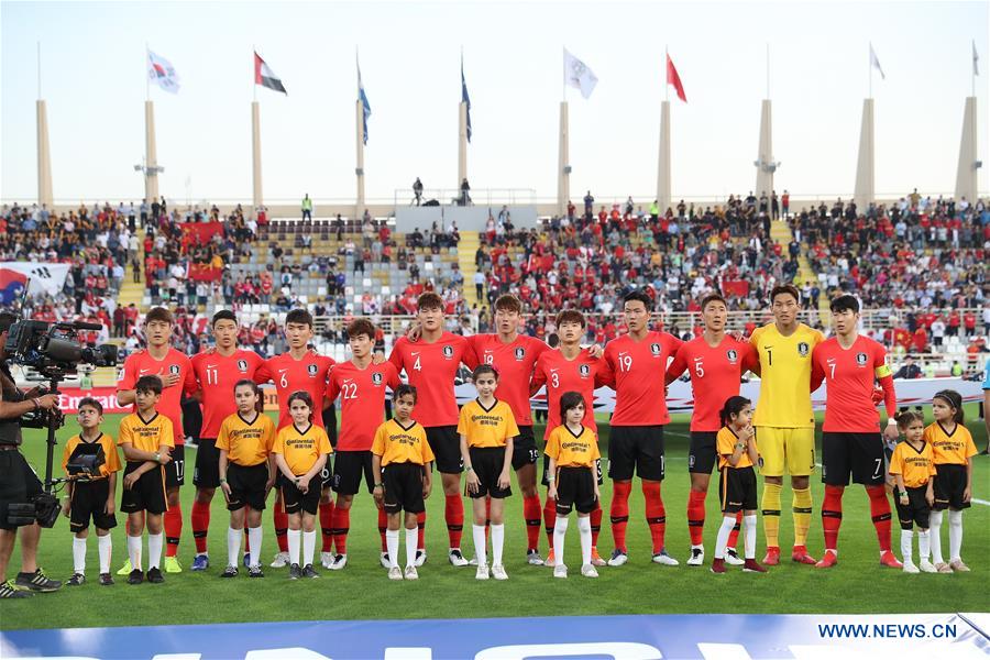 (SP)UAE-ABU DHABI-FOOTBALL-ASIAN CUP-CHN VS KOR