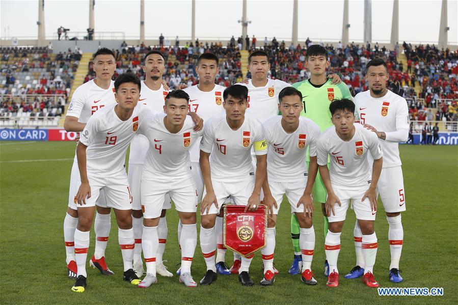 (SP)UAE-ABU DHABI-FOOTBALL-ASIAN CUP-CHN VS KOR