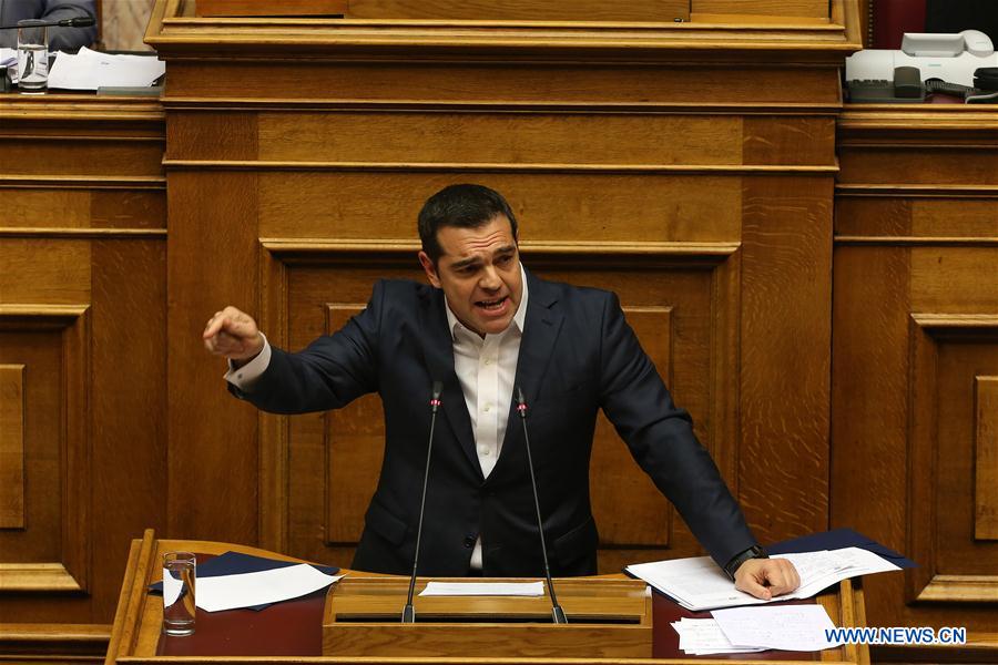 Greek gov't wins confidence vote, ahead of 