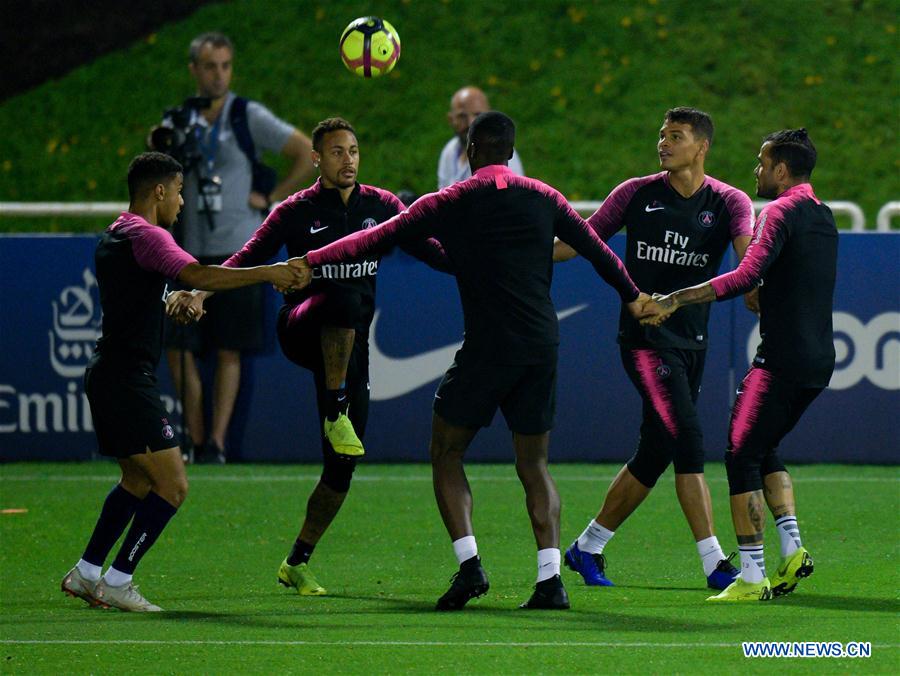 (SP)QATAR-DOHA-PARIS SAINT GERMAIN-TRAINING