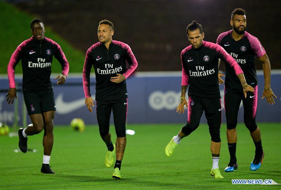 (SP)QATAR-DOHA-PARIS SAINT GERMAIN-TRAINING