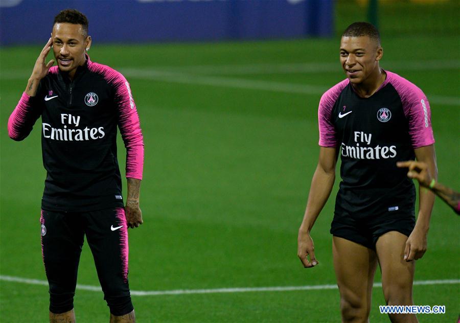 (SP)QATAR-DOHA-PARIS SAINT GERMAIN-TRAINING