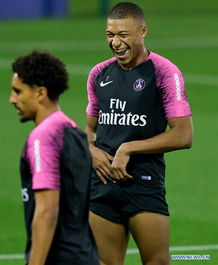 (SP)QATAR-DOHA-PARIS SAINT GERMAIN-TRAINING