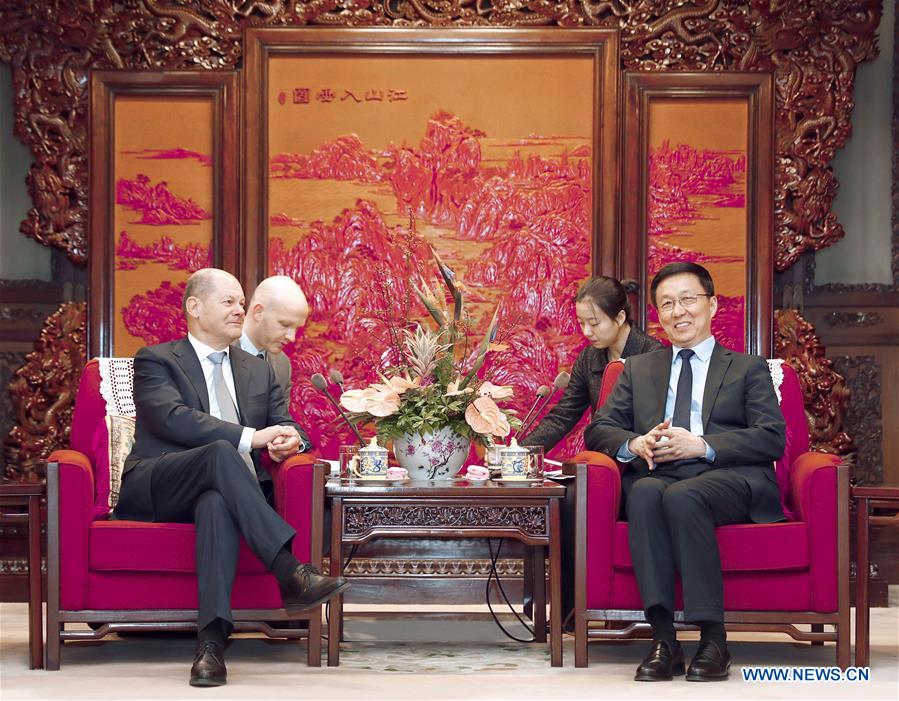 CHINA-BEIJING-HAN ZHENG-GERMANY-MEETING (CN)