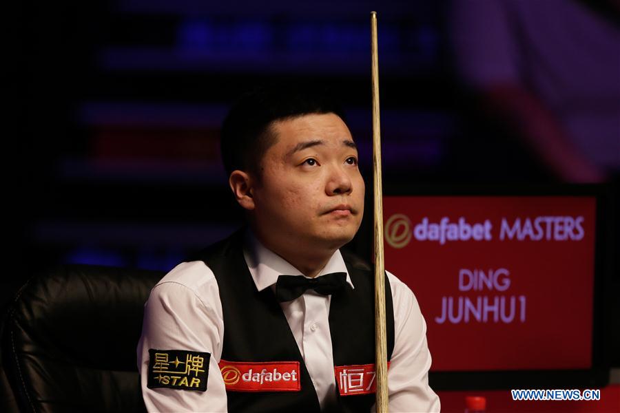 (SP) BRITAIN-LONDON-SNOOKER-MASTERS 2019-BRECEL VS DING