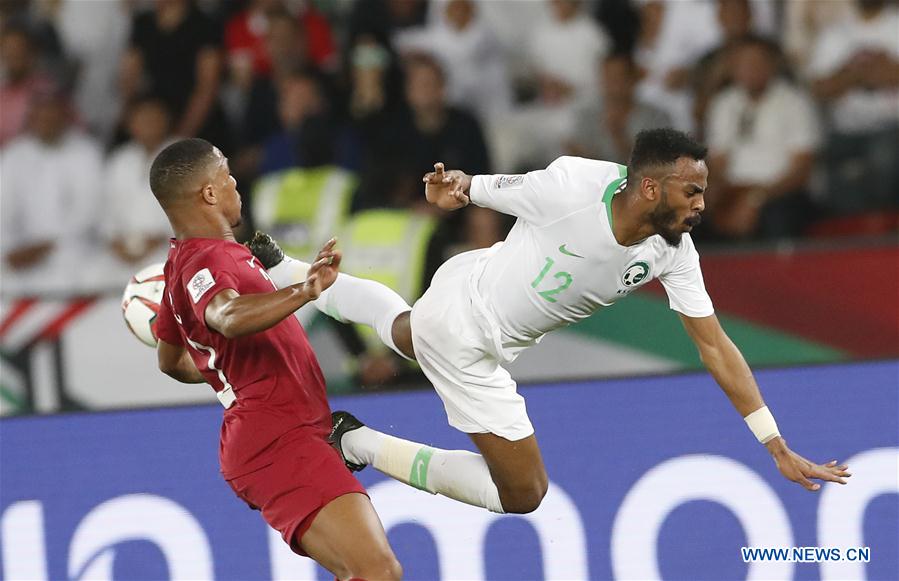 (SP)UAE-ABU DHABI-SOCCER-AFC ASIAN CUP 2019-GROUP E-SAU VS QAT
