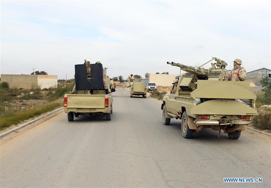 LIBYA-TRIPOLI-CLASHES-SECURITY FORCE-PATROL