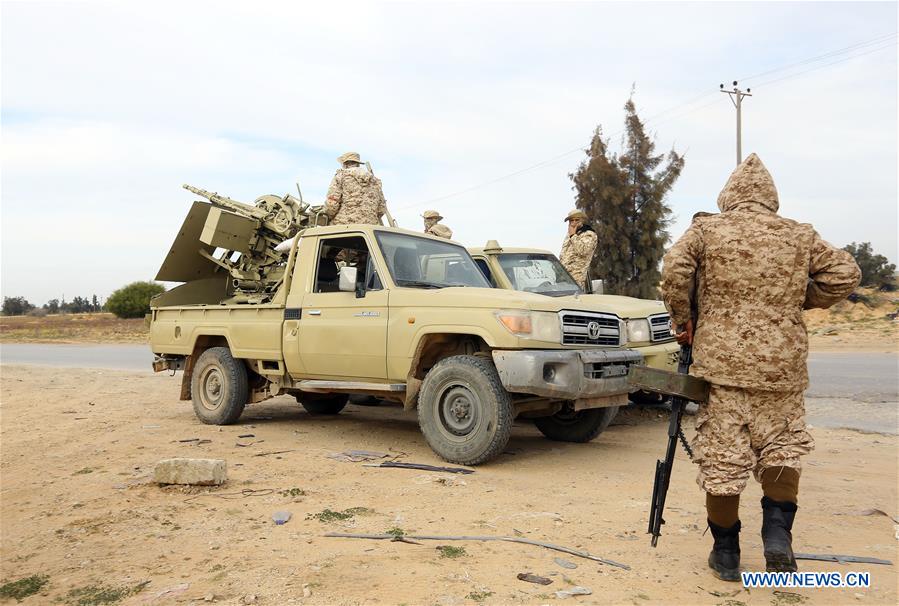 LIBYA-TRIPOLI-CLASHES-SECURITY FORCE-PATROL
