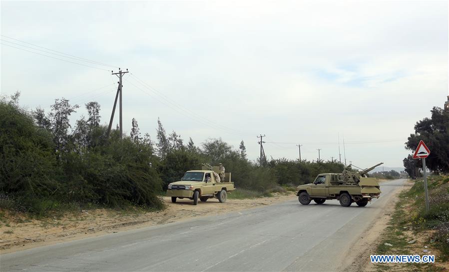 LIBYA-TRIPOLI-CLASHES-SECURITY FORCE-PATROL