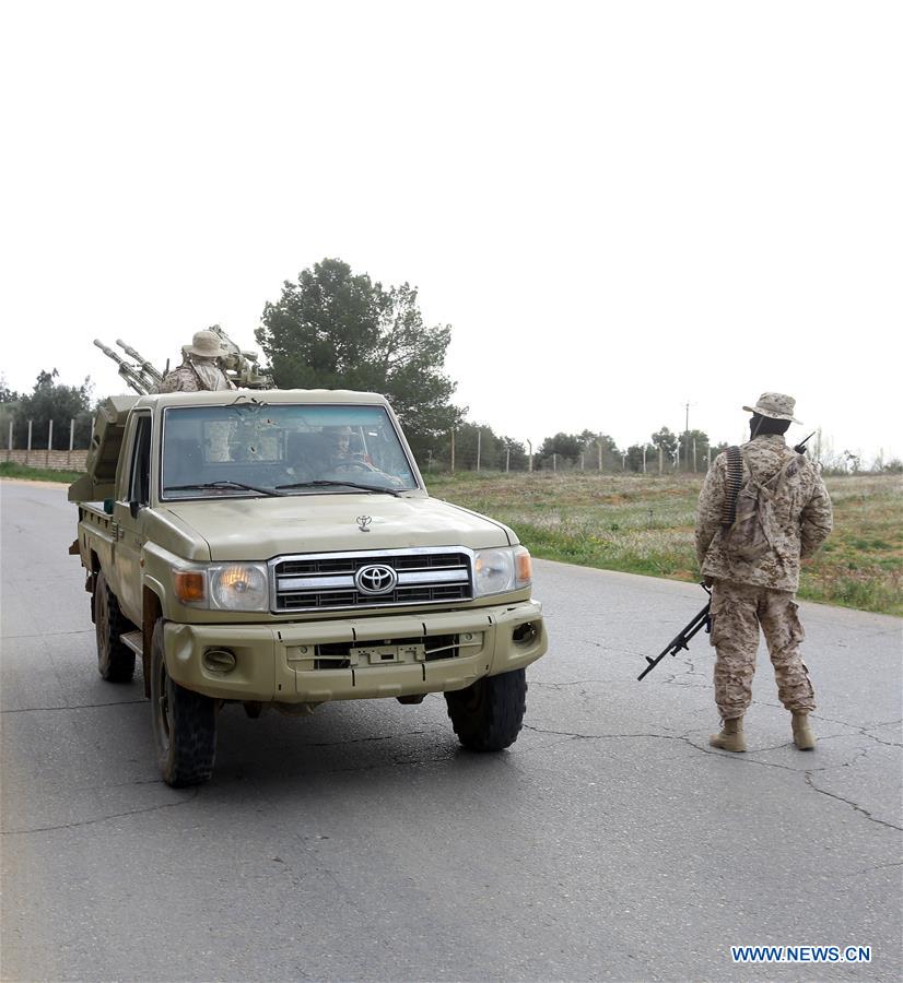 LIBYA-TRIPOLI-CLASHES-SECURITY FORCE-PATROL