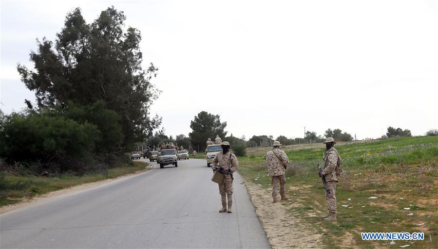 LIBYA-TRIPOLI-CLASHES-SECURITY FORCE-PATROL