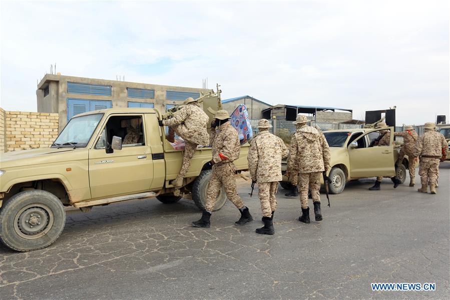 LIBYA-TRIPOLI-CLASHES-SECURITY FORCE-PATROL