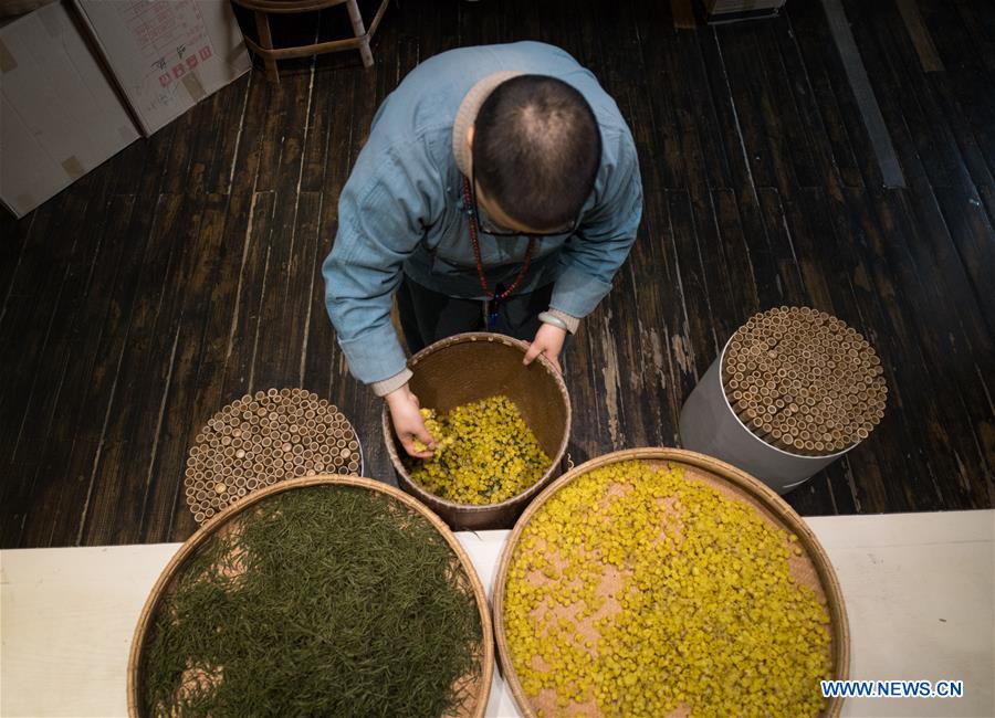 CHINA-ZHEJIANG-ANJI-WINTERSWEET TEA (CN)