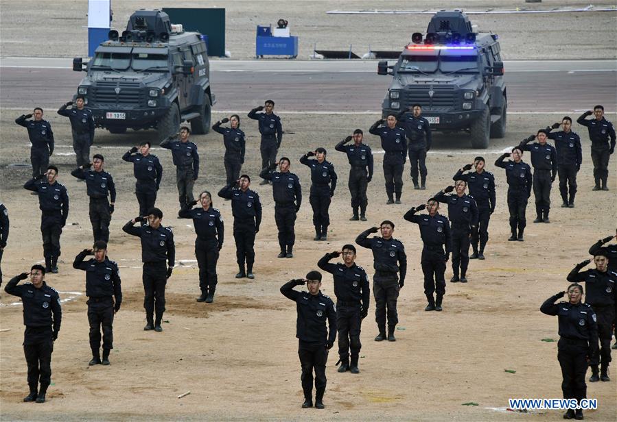 CHINA-SHANDONG-JINAN-POLICE DRILL (CN)