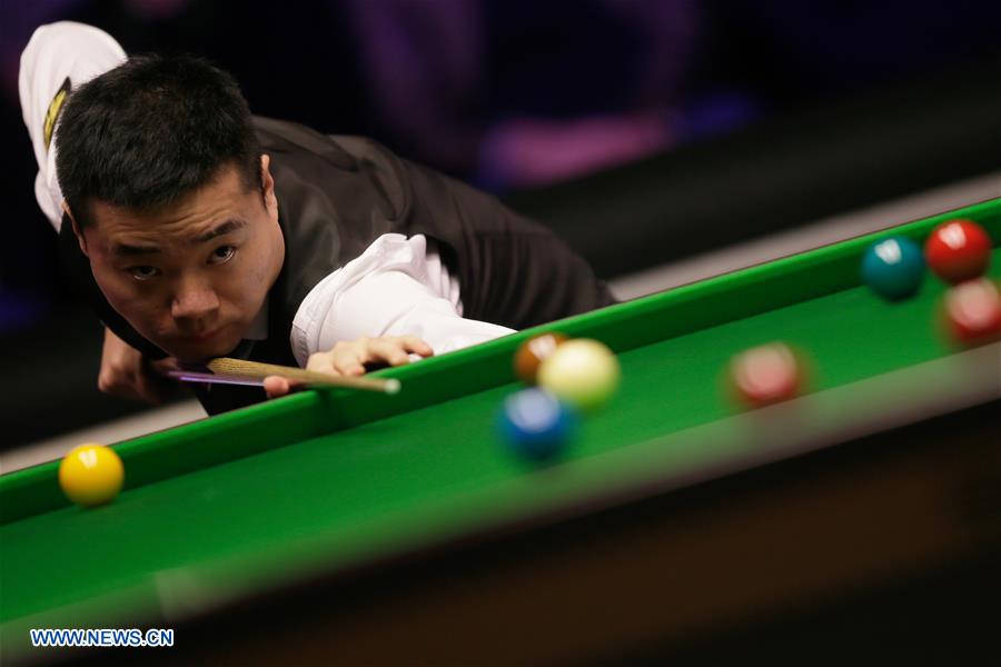 (SP) BRITAIN-LONDON-SNOOKER-MASTERS 2019-DING VS O'SULLIVAN