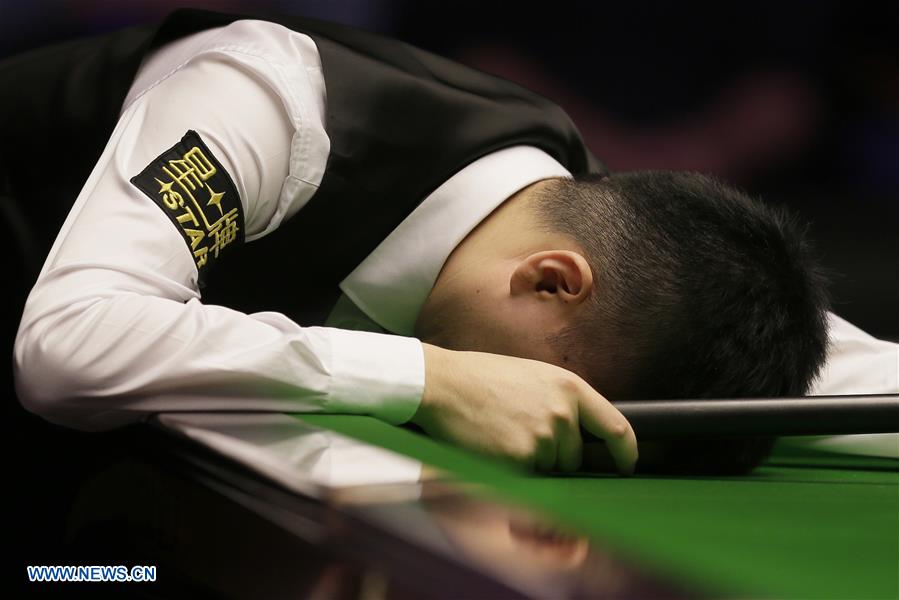 (SP) BRITAIN-LONDON-SNOOKER-MASTERS 2019-DING VS O'SULLIVAN