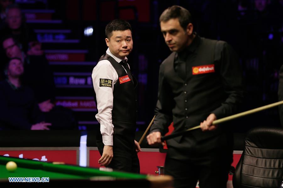 (SP) BRITAIN-LONDON-SNOOKER-MASTERS 2019-DING VS O'SULLIVAN