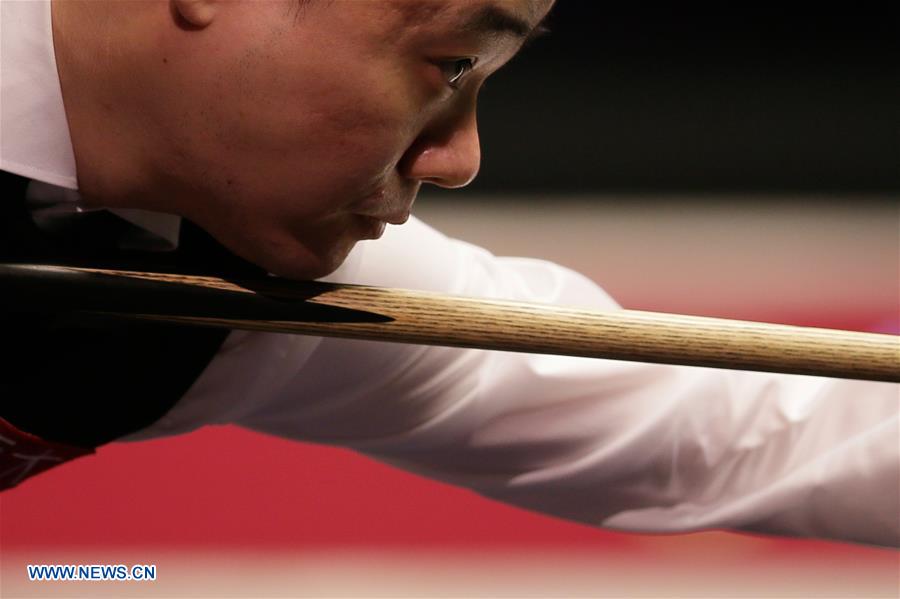 (SP) BRITAIN-LONDON-SNOOKER-MASTERS 2019-DING VS O'SULLIVAN